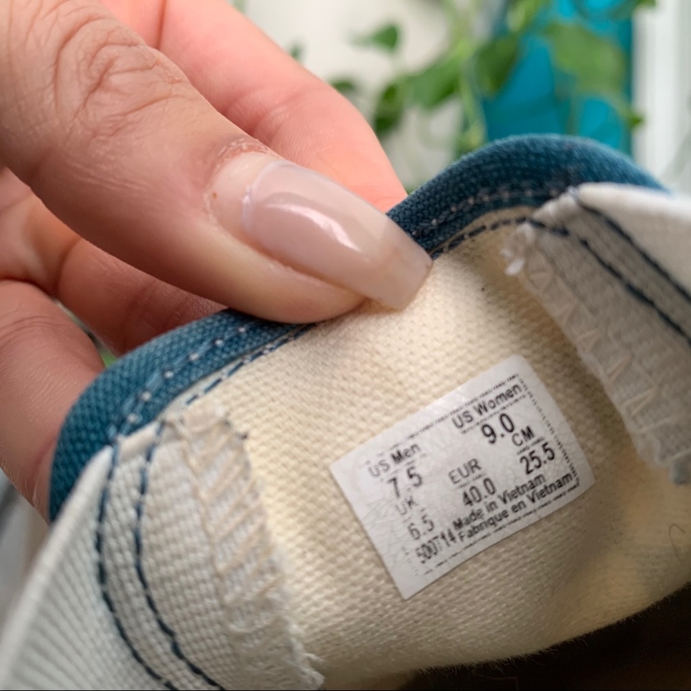 Blue Checkered Vans - Picture 2 of 5